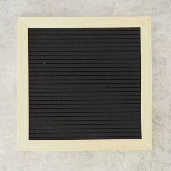 EraView Accents Nib Black Felt Board White Letters Light Wood Poshmark